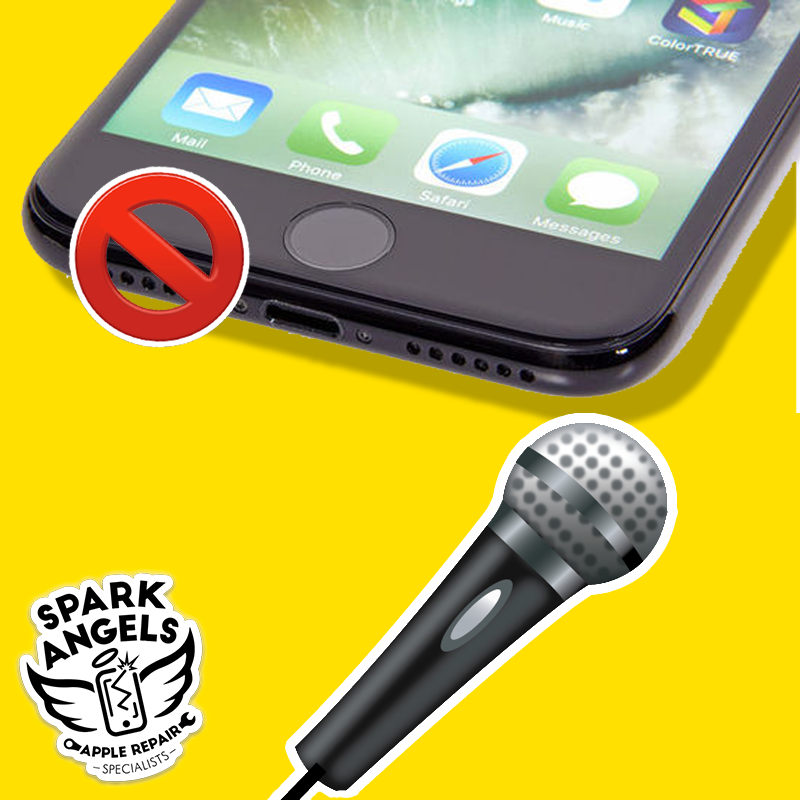 iPhone 7 Microphone Mic repair replacement fast 1 hour day – The Spark Angels