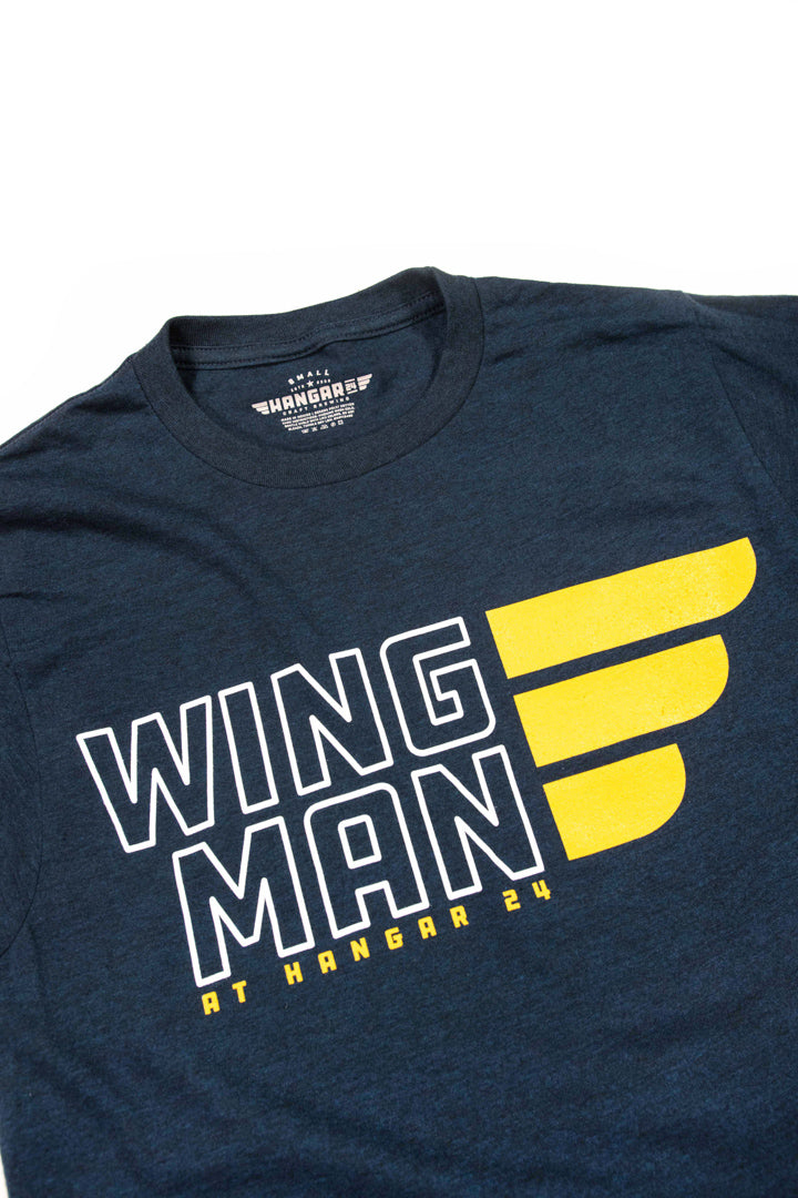 'Wingman' T-Shirt in Denim