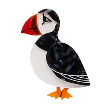 Load image into Gallery viewer, Erstwilder - Piccolo Puffin Brooch - 20th Century Artifacts