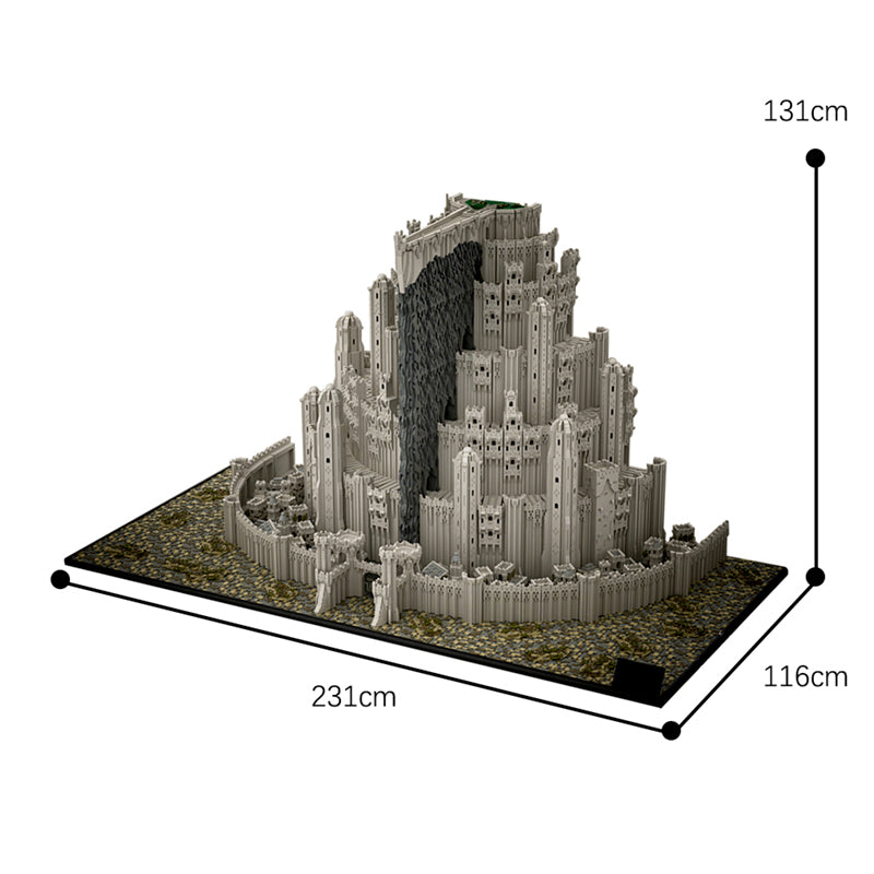 Split Listing Custom Lego Minas Tirith Completed Available to 