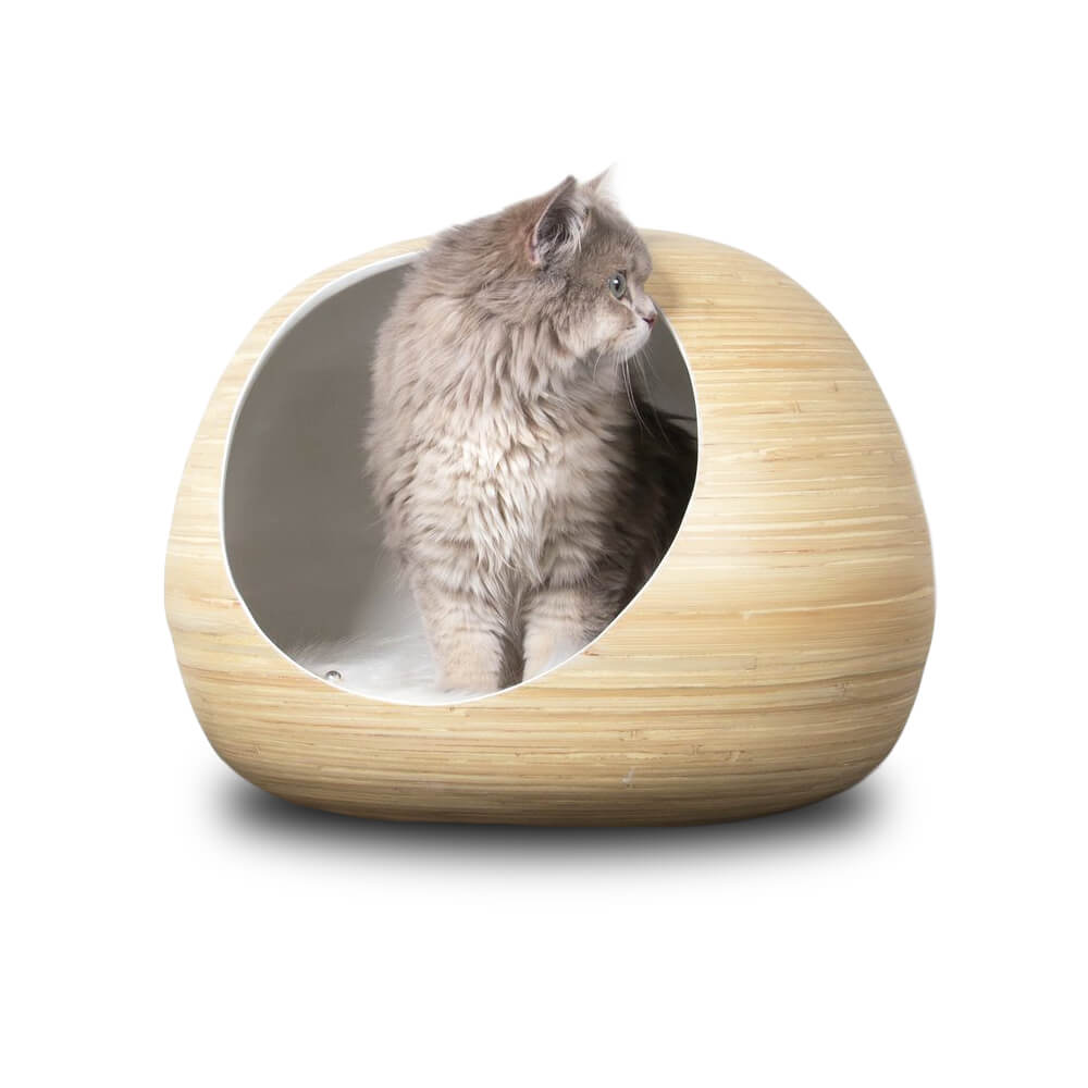 Furst Niche Design Pour Chat En Bambou