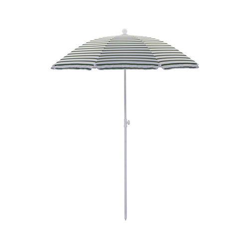 House Doctor Beach/Garden umbrella, Oktogon, Green/White