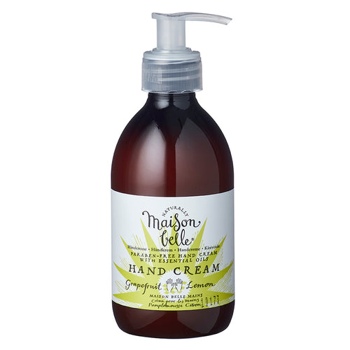 Maison Belle Hand Cream, Grapefruit/ Lemon, 290ml.