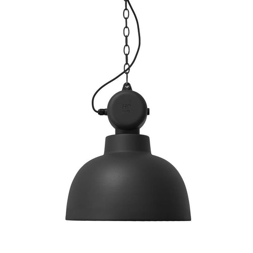 Muubs Factory Pendel el Loftslampe i Mat Sort Ø50