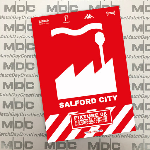 2020 21 06 Salford City V Crawley Town Skybet League 2 24 10 20 Progr Matchdaycreative matchdaycreative