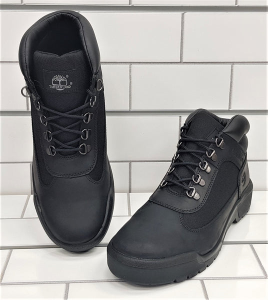 black high top field boots timberland