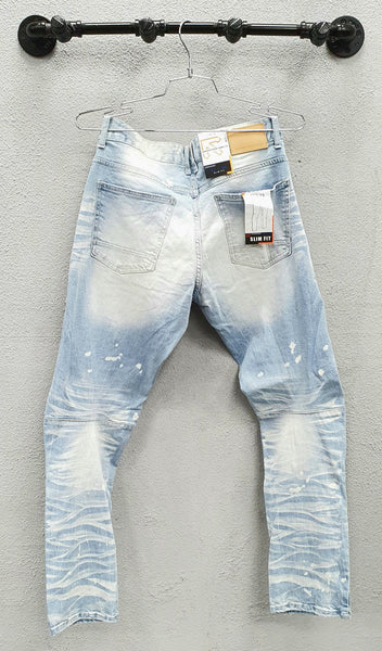 Smoke Rise JP20626 Jeans, Speckle Blue – Jeanius Closet