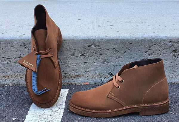 aceleración repertorio Ajustable Clarks Desert Boot, Cola Suede – Jeanius Closet