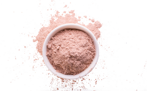 pink clay natural skincare face mask