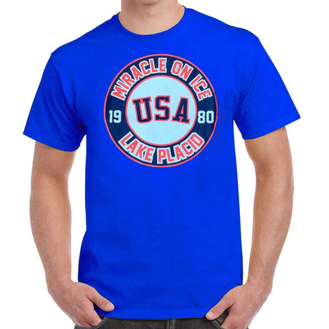 miracle on ice cotton tshirt