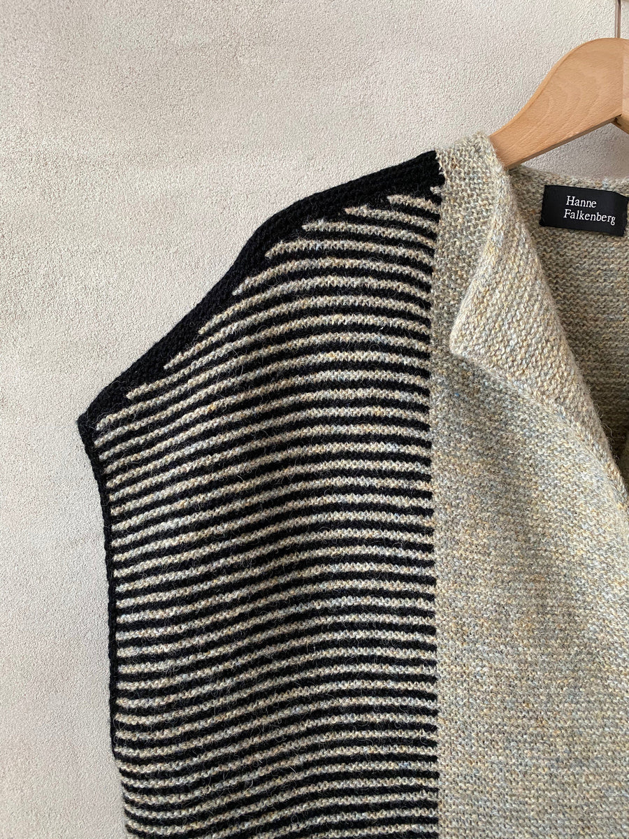 Avenue vest by Hanne Falkenberg, No 20 knitting kit