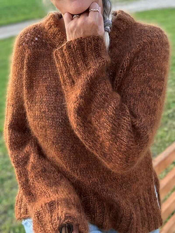Sharpei Sweater by Créadia Studio, knitting kit in No 12 + silk mohair