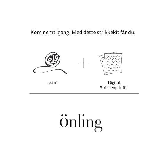 jacket Hanne Falkenberg, knitting kit – Önling INT