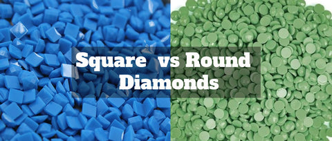 Diamond Painting - Round vs Square? Which is Better, Easier