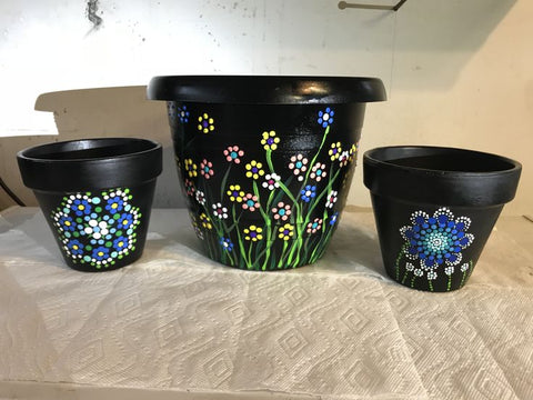 Plant Pots Diamond Painting