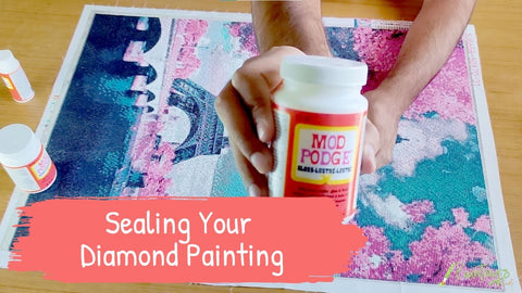 Sealing a Diamond Painting