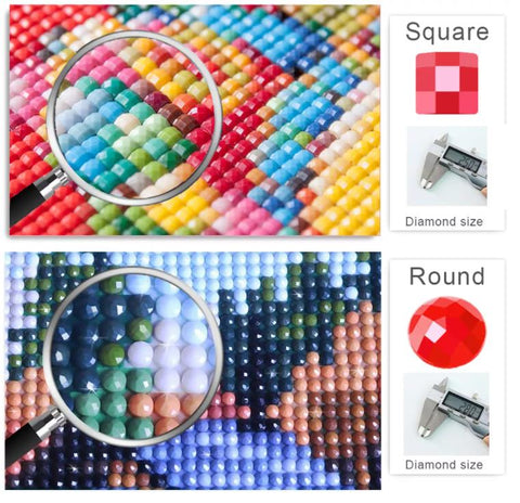 Round Diamonds vs Square Diamonds