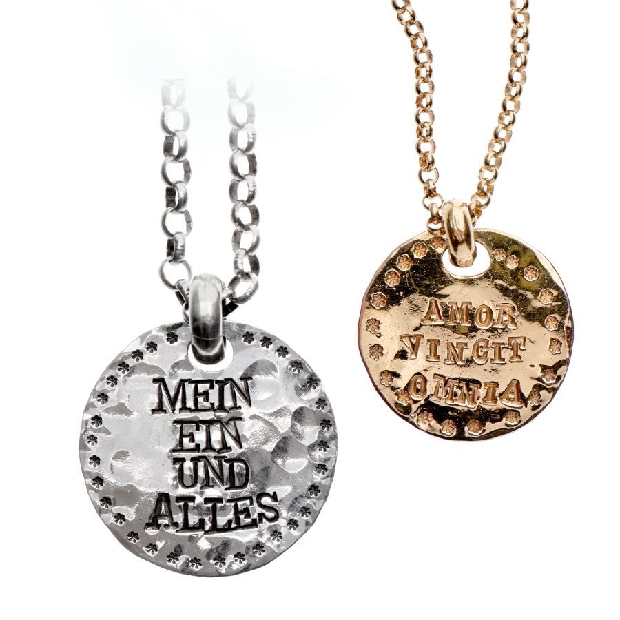 Coin Kette mit Münze | Kette mit Gravur | CAPULET Schmuck Werkstatt München