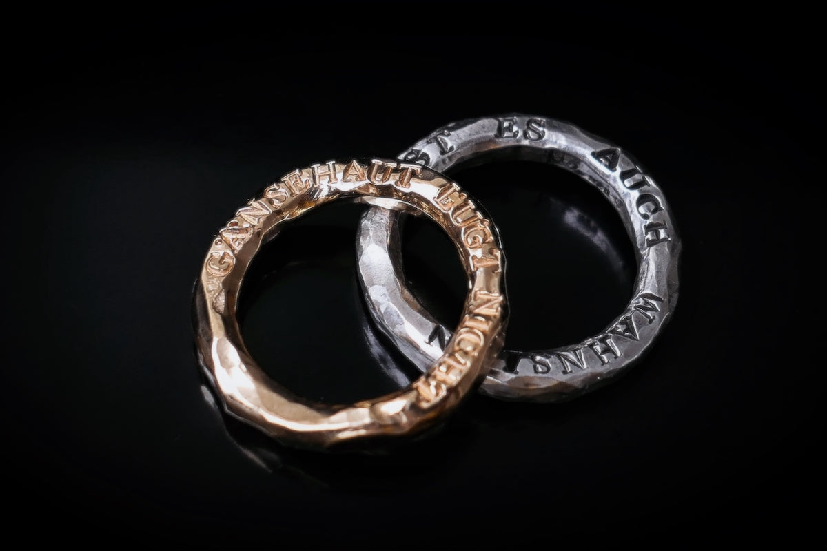 Ehring | Ring mit Gravur | Trauring Goldring | CAPULET Schmuck Werkstatt München