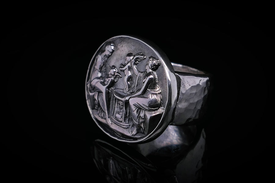 Siegelring massiver Ring OVID | Silberring | Goldring | Masterpiece  2| CAPULET Schmuck Werkstatt München