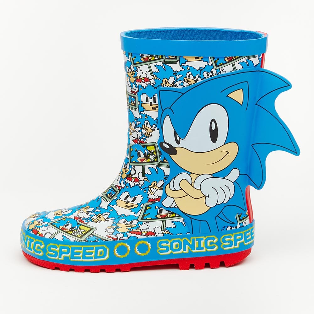 sonic rain boots