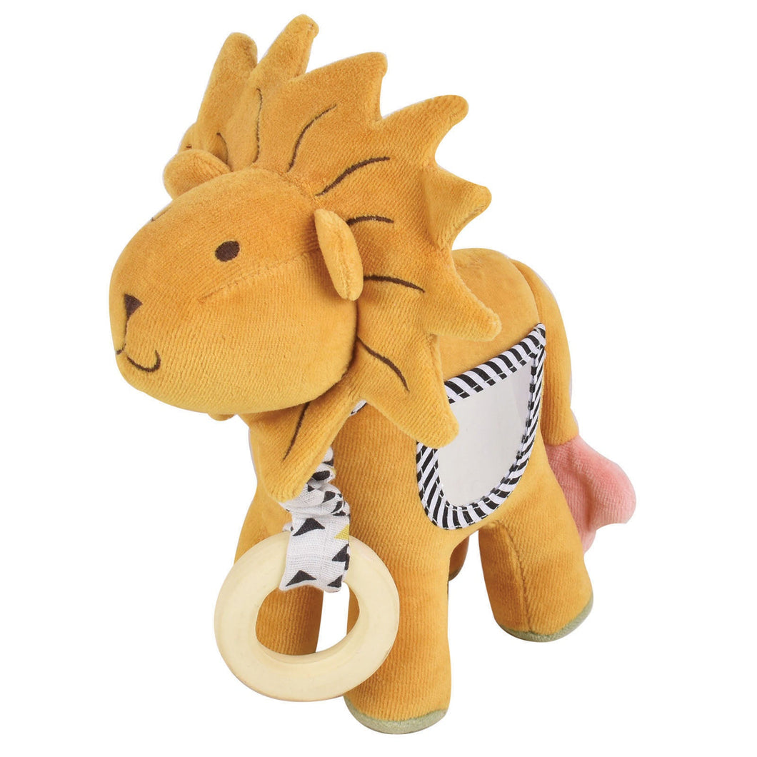 Lion Activity Toy with Rubber Teether