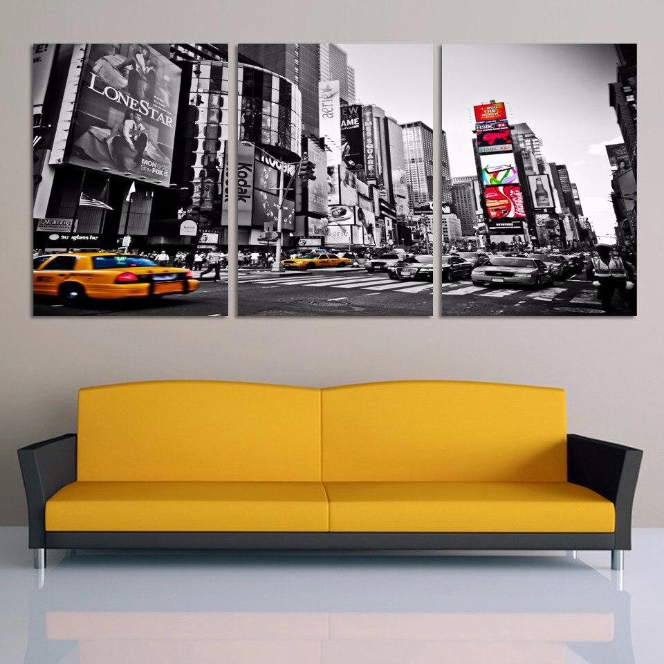 Tableau triptyque New York noir et blanc - Ambiance Cosy