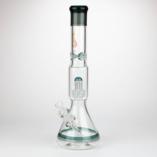 17.5 H2O glass water bong with shower head percolator [H2O-5003] — Bong  Outlet.Com