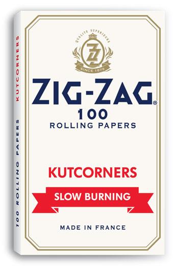 Zig Zag Slow burning White Papers Kutcorners - Bong OutletCom product image