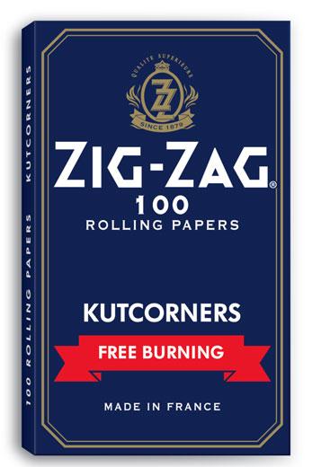 Zig Zag Free burning Blue Papers Kutcorners - Bong OutletCom product image