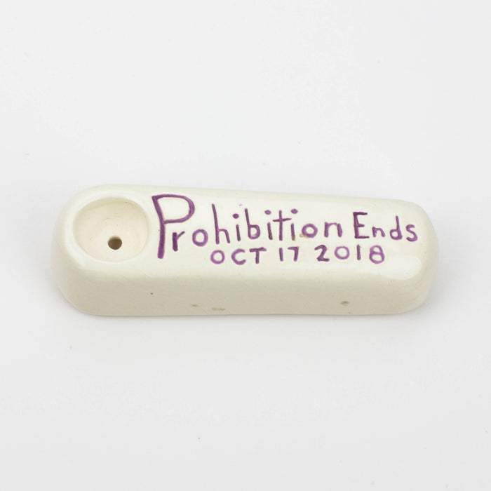 Handmade Ceramic Smoking Pipe [Prohibition Ends]