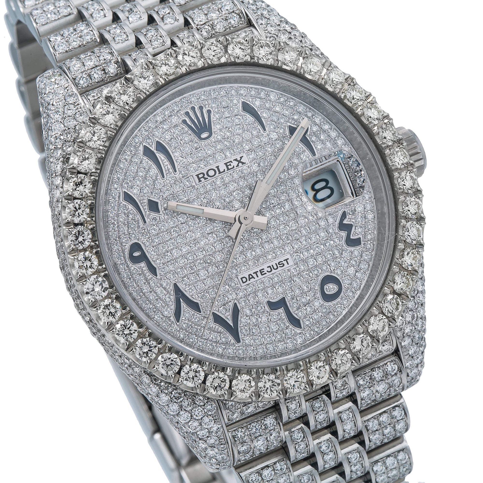 flower setting diamond rolex