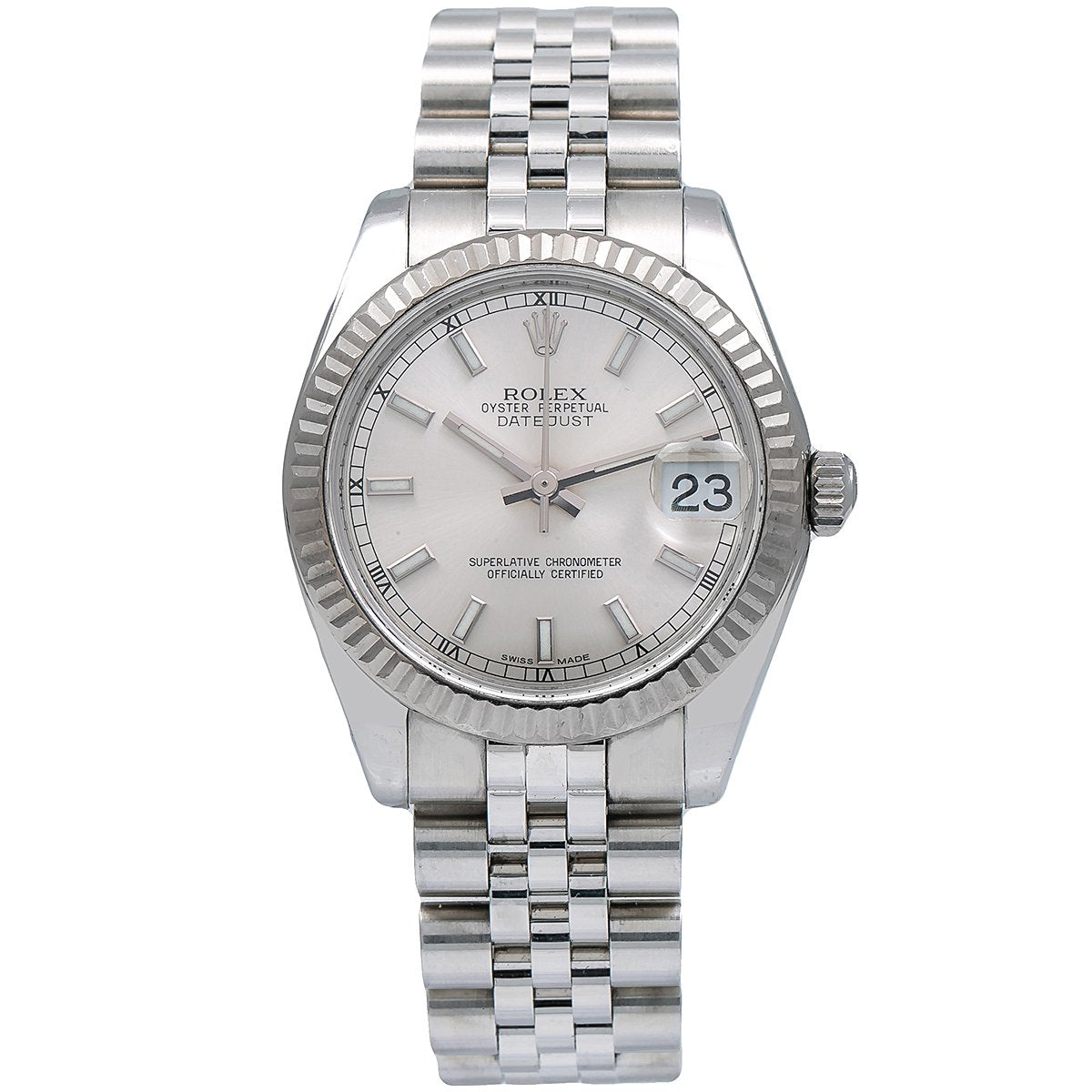 rolex 31mm datejust stainless steel