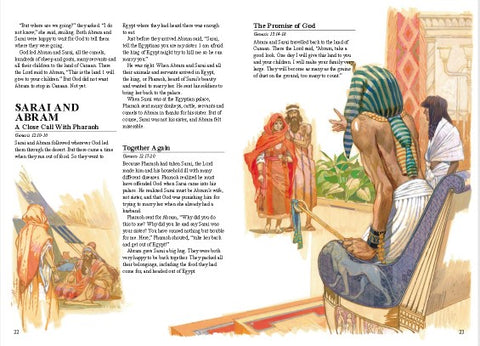 inside look of the adventure story Bible