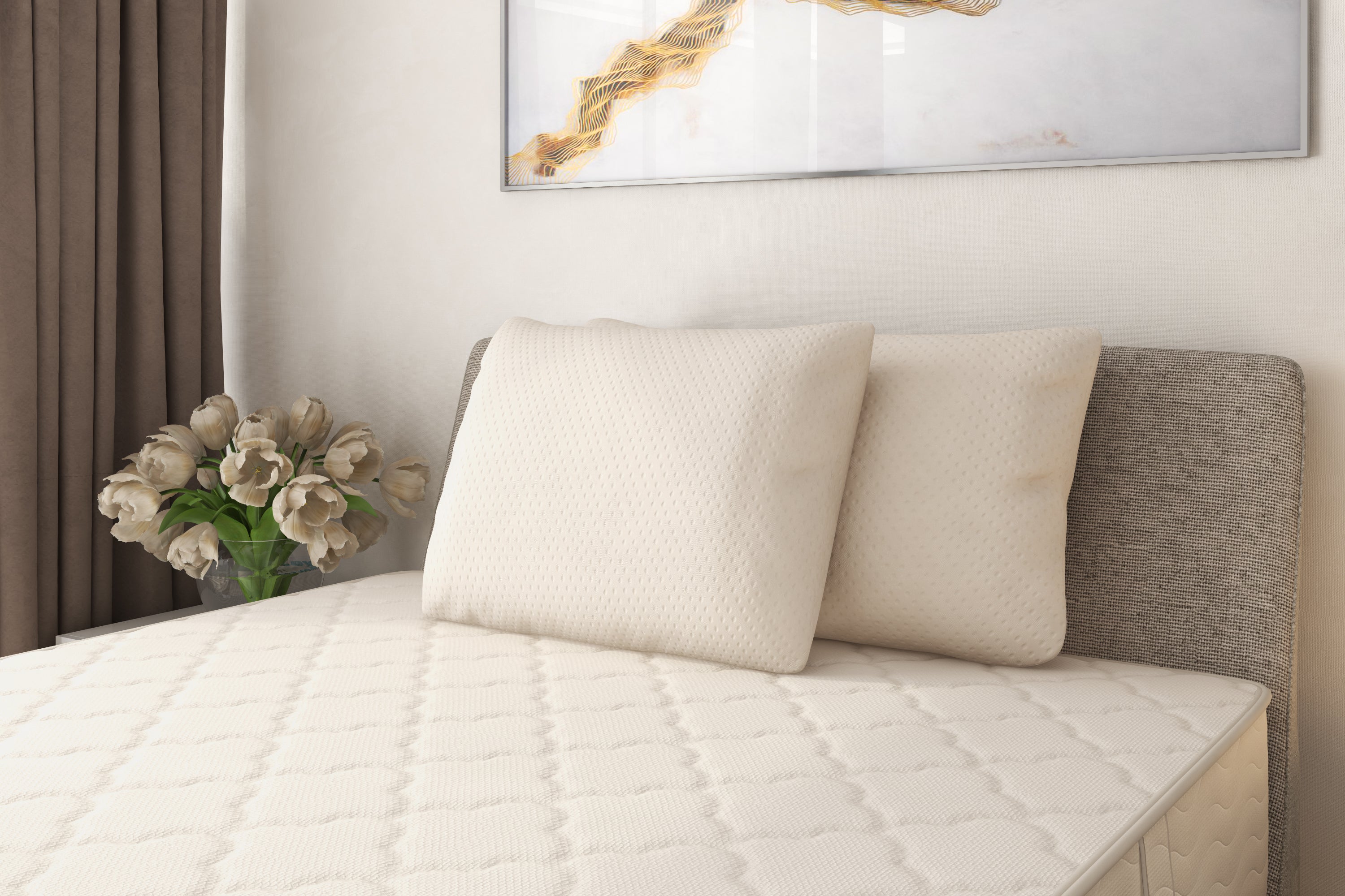 Wave™ Certified Organic Natural Rubber Pillow Top (3)