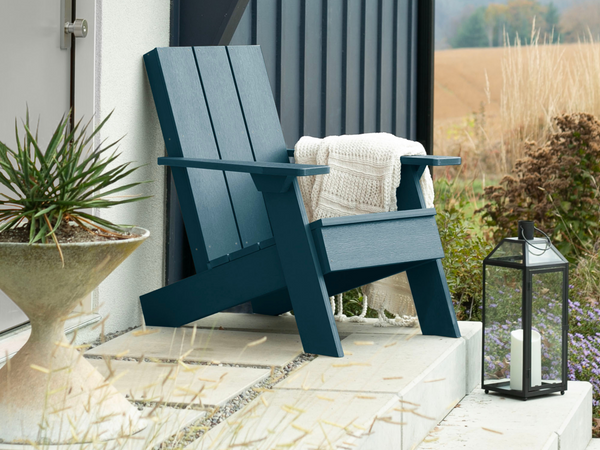 Italica Modern Adirondack Chair in Nantucket Blue