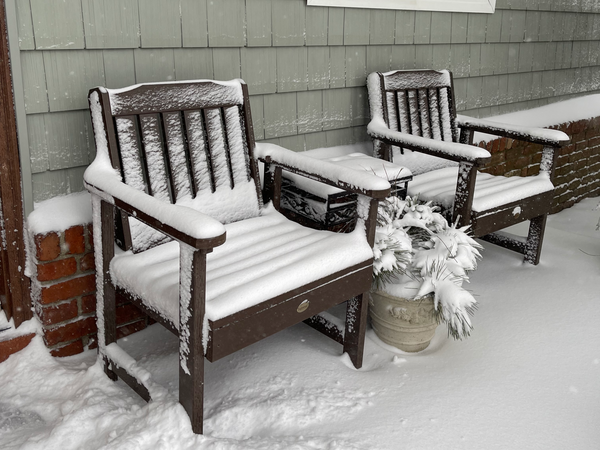 Lehigh Garden Chairs in Weathered Acorn