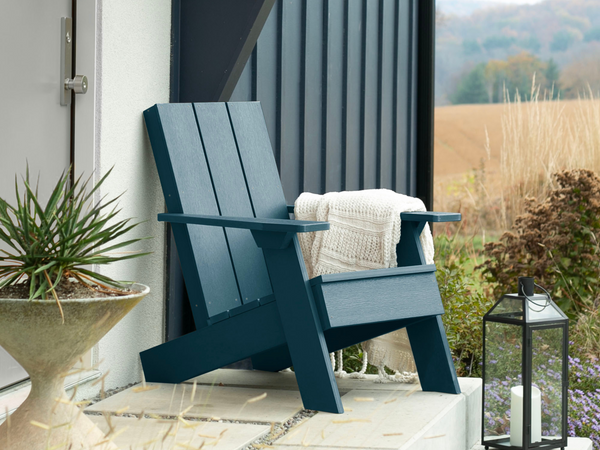 Italica Modern Adirondack Chair in Nantucket Blue