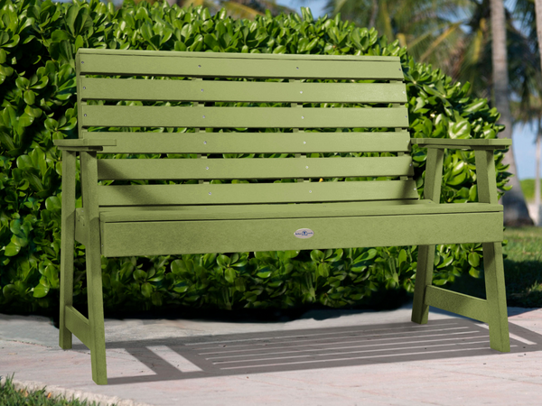 Riverside 4ft Garden Bench in Palm Green