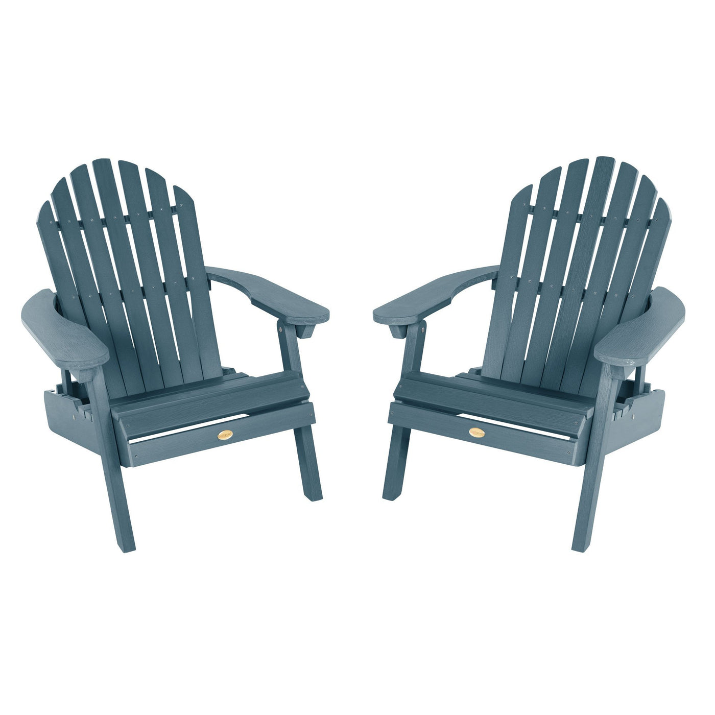 long beach folding adirondack chair white