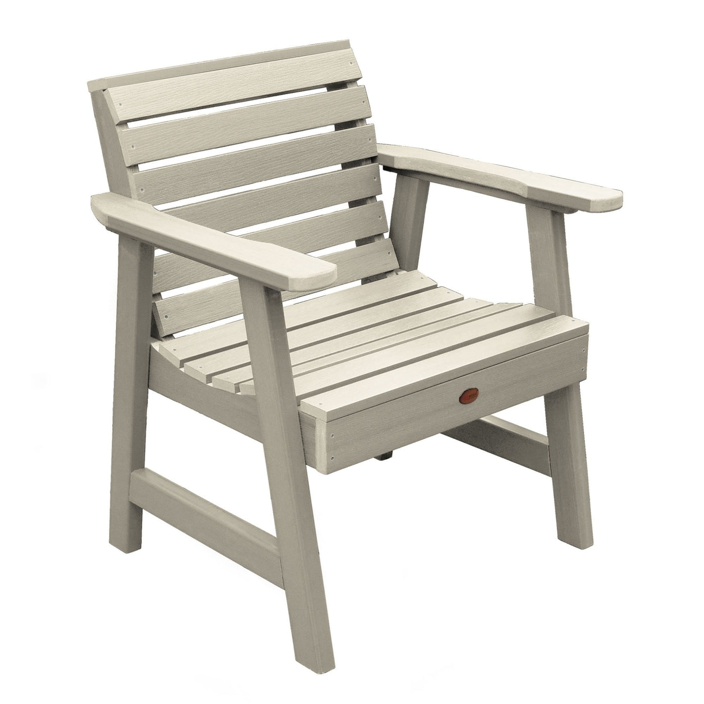 Refurbished Weatherly Garden Chair Highwood USA Whitewash 