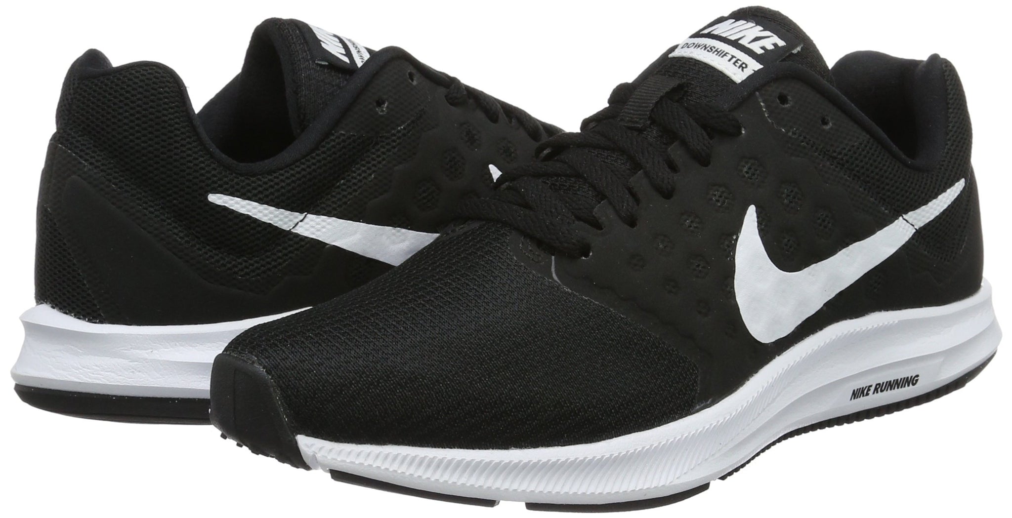 nike downshifter 7 black and white