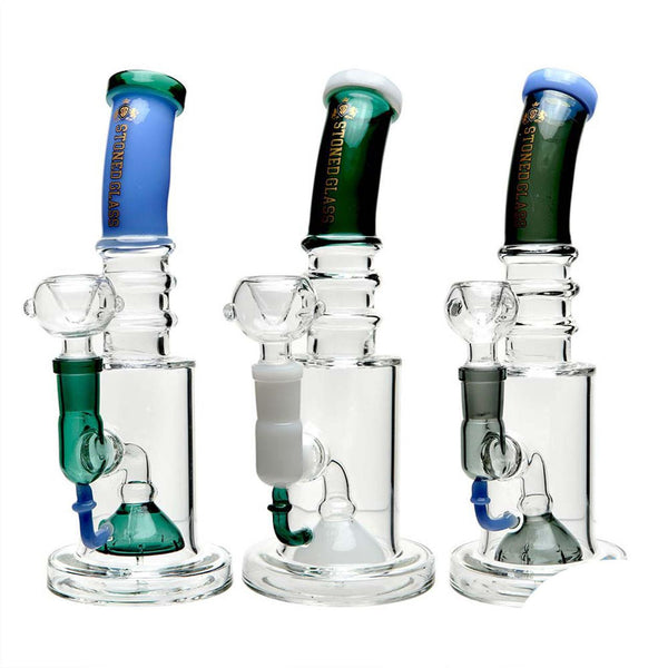 Cam's Square Water Pipe – Smoke Glass Vape