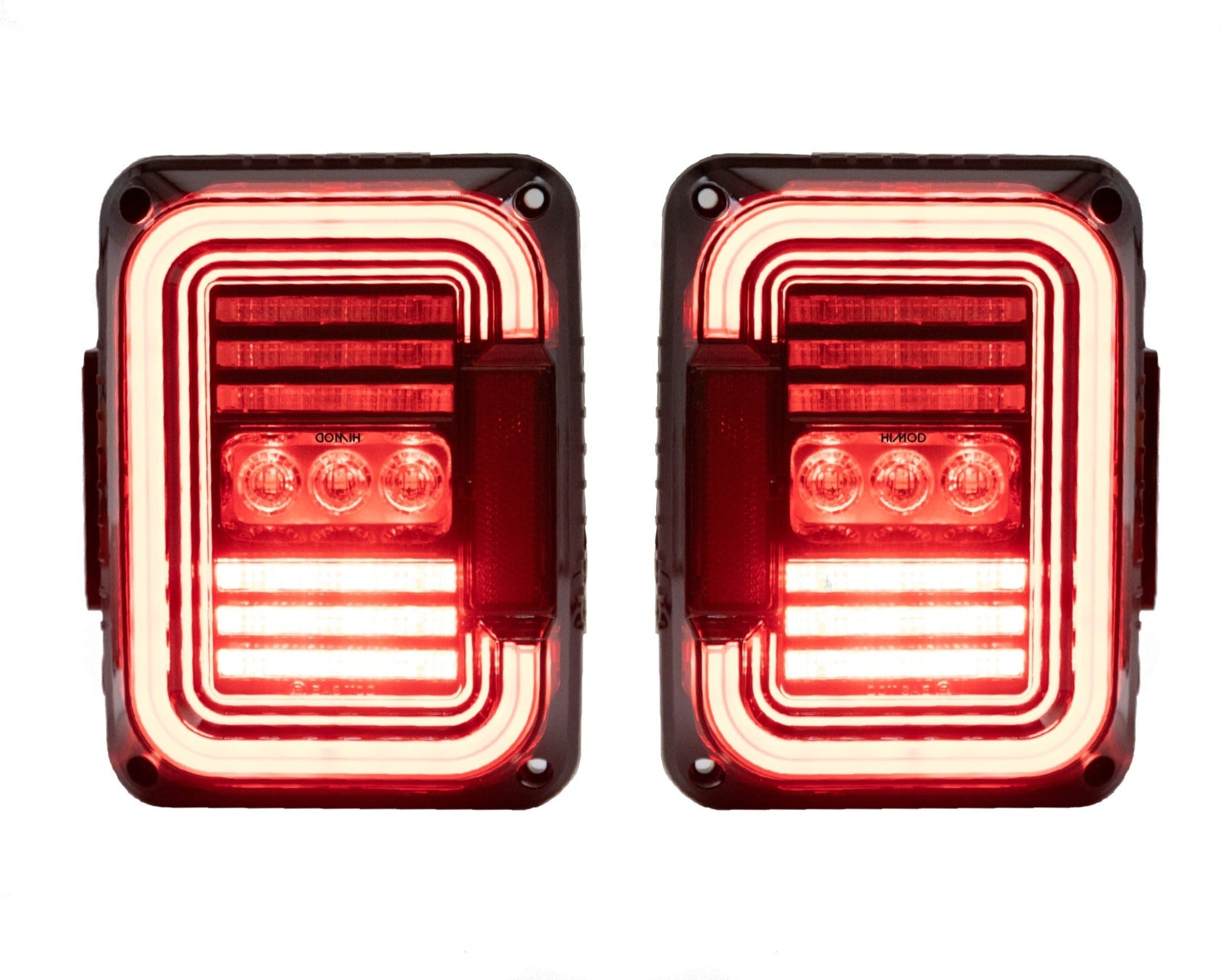 Jeep Wrangler 2007 - 2017 LED Tail-Lights | Red OEM – HIMOD