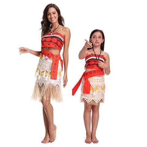 Bfjfy Women Girls Adventure Princess Moana Skirt Costume Halloween Dre Bfj Cosmart