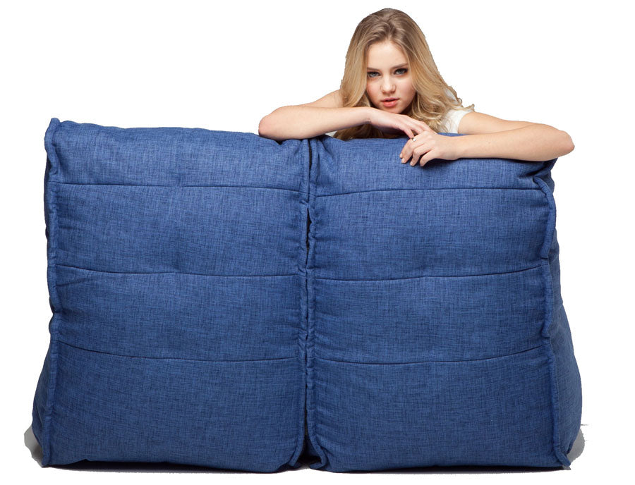 Twin Couch Modulsofa Blue Jazz