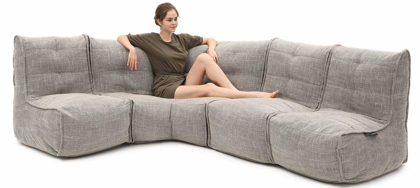 Mod 4 L Sofa Modulsofa Eco Weave1