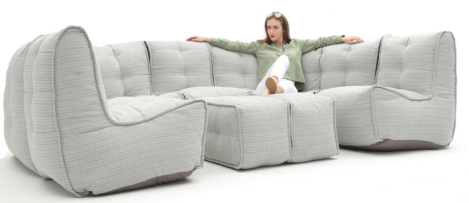 Modulsofa MOD 6 Lounge Max Silverline1