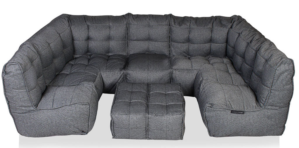 Mod 6 Lounge Max Modulsofa Titanium Weave1