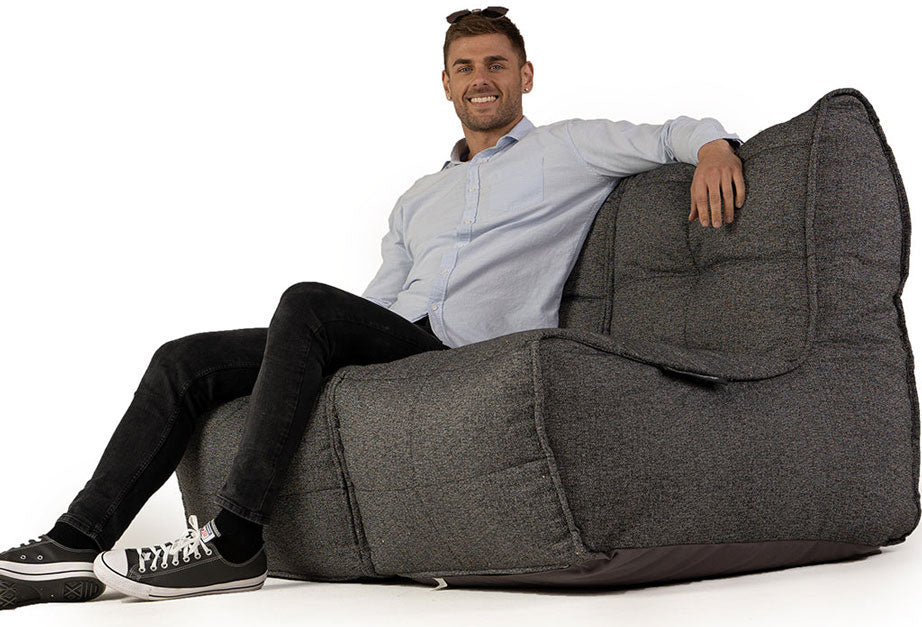 Twin Couch Modulär soffa Titanium Weave